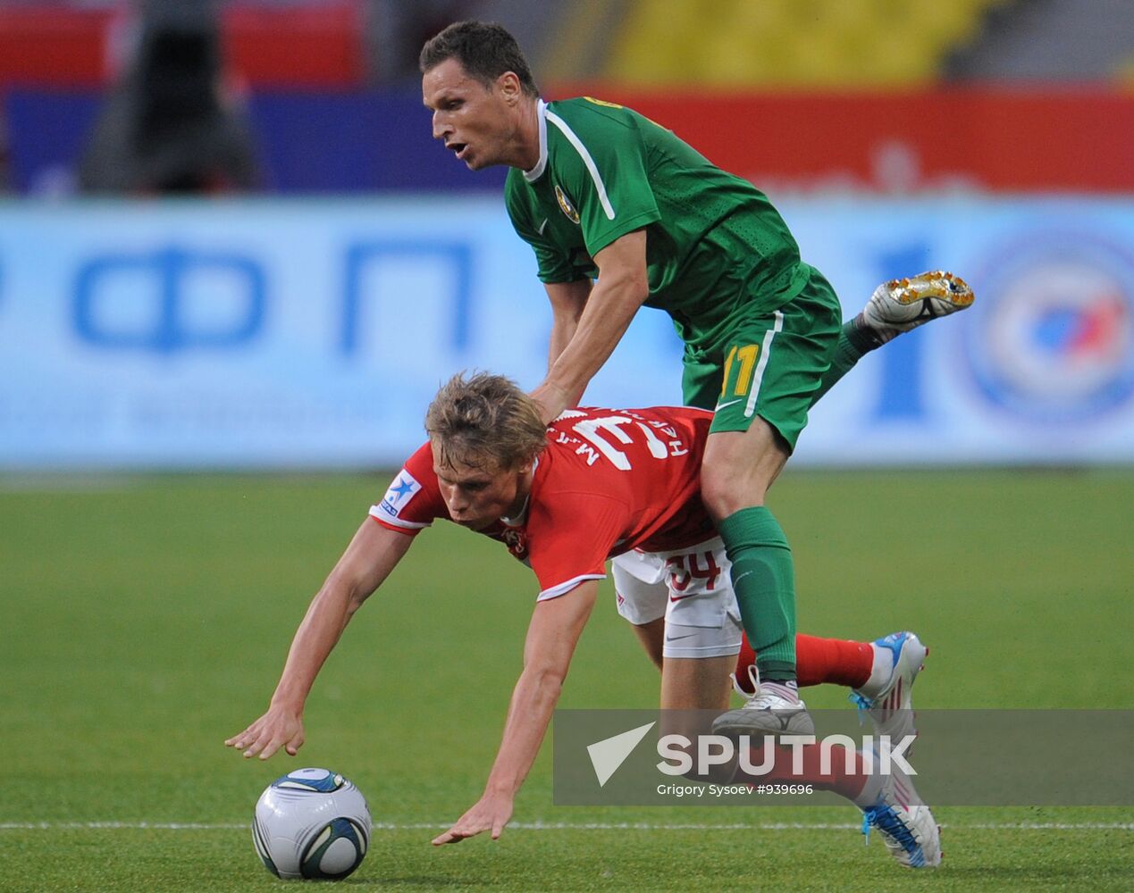 Russian Football Premier League. Spartak (Moscow) vs. Kuban