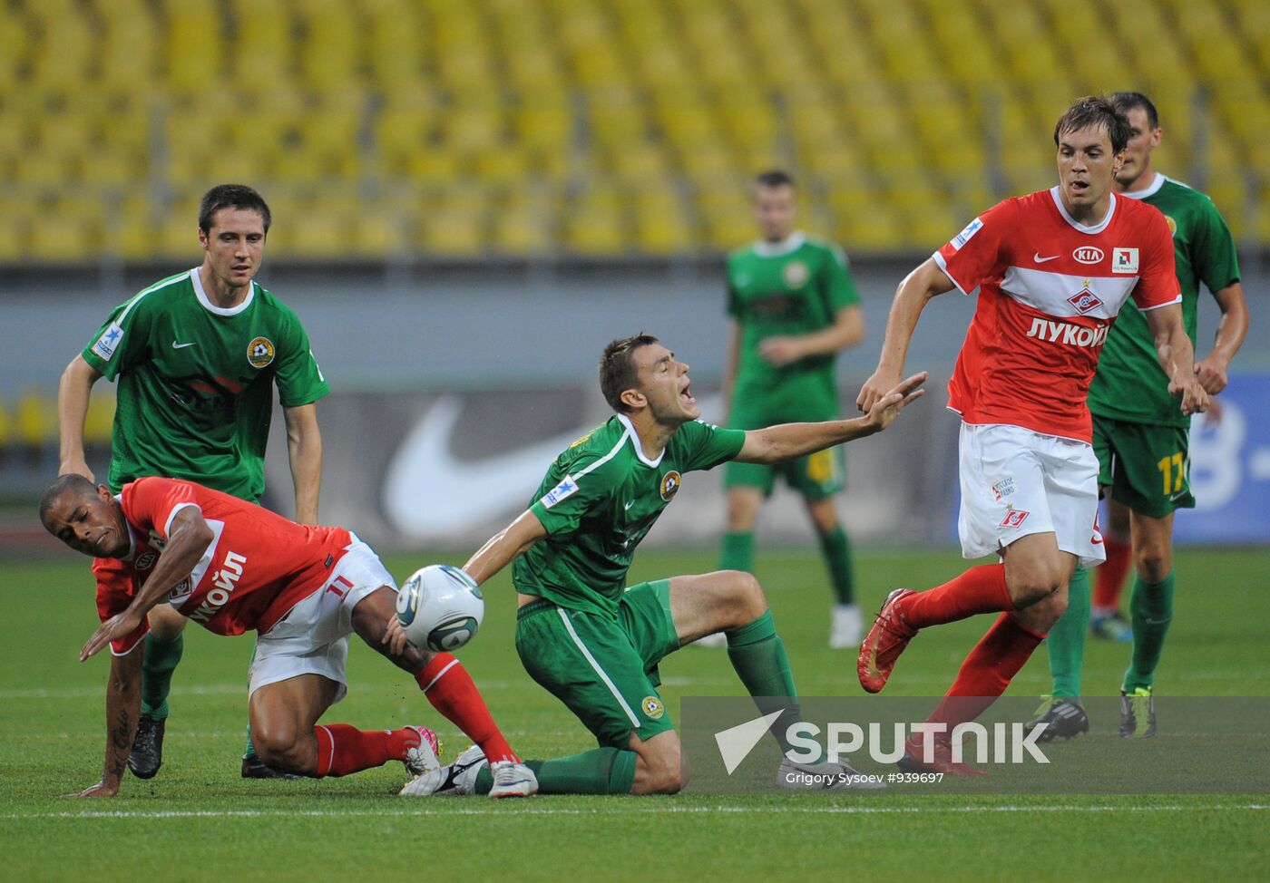 Russian Football Premier League. Spartak (Moscow) vs. Kuban