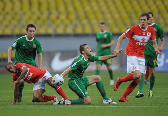 Russian Football Premier League. Spartak (Moscow) vs. Kuban