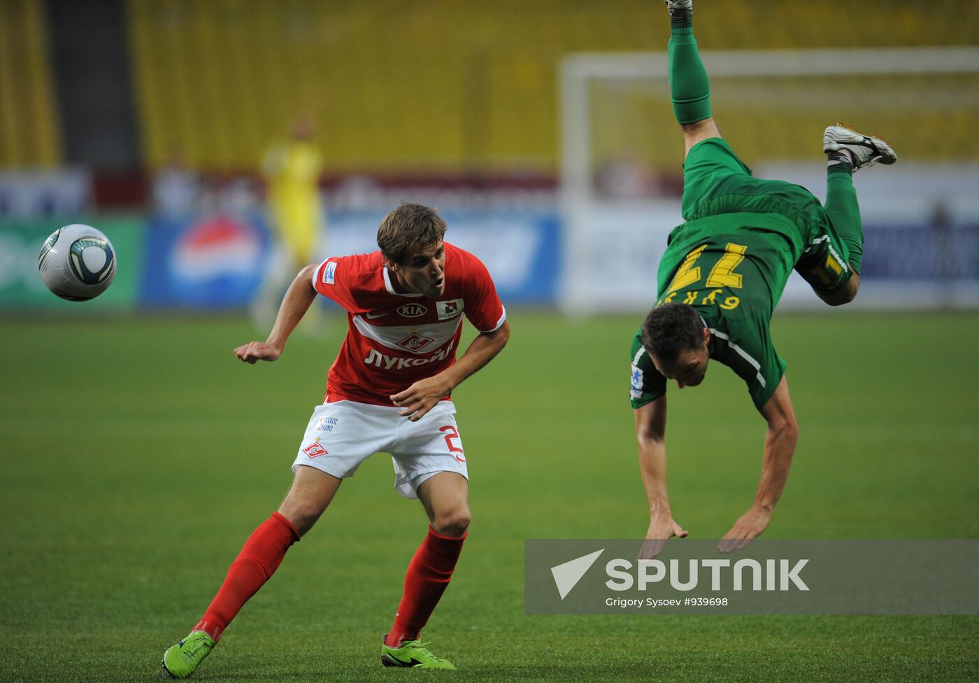 Russian Football Premier League. Spartak (Moscow) vs. Kuban