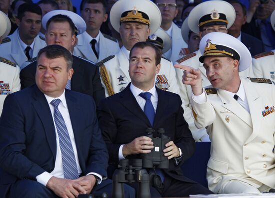 Dmitry Medvedev on working visit in Baltiysk