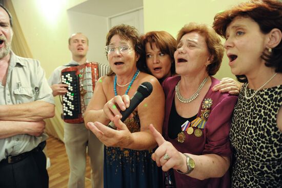 Jubilee of test pilot Marina Popovich