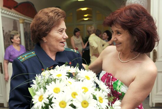 Jubilee of test pilot Marina Popovich