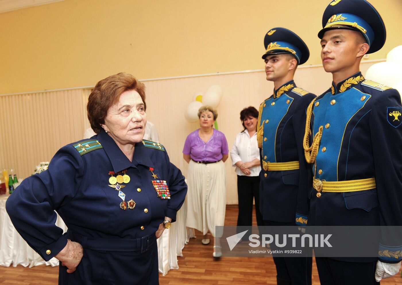 Jubilee of test pilot Marina Popovich