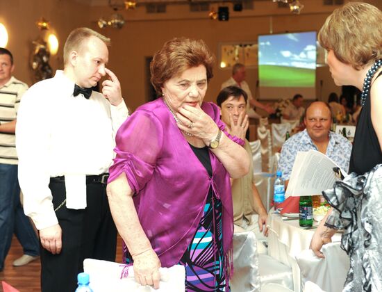 Jubilee of test pilot Marina Popovich
