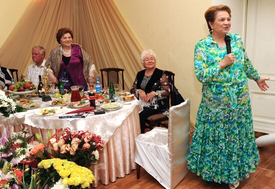 Jubilee of test pilot Marina Popovich