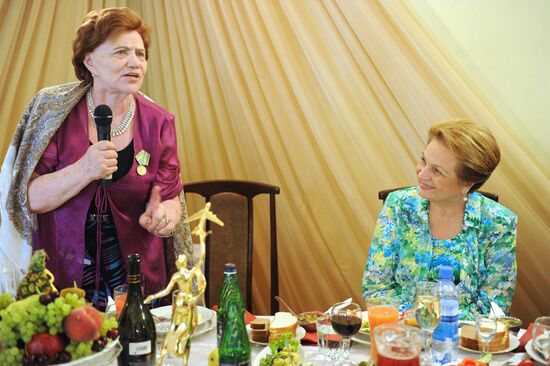 Jubilee of test pilot Marina Popovich