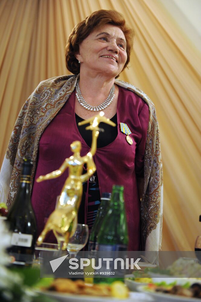 Jubilee of test pilot Marina Popovich