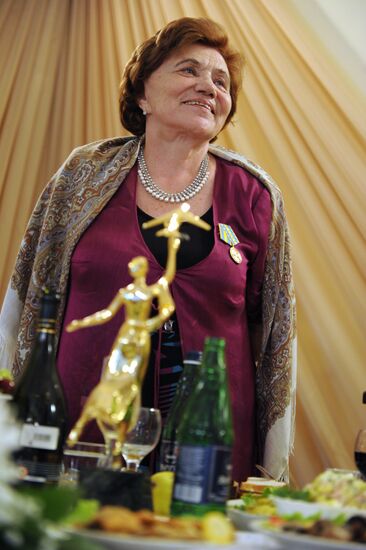 Jubilee of test pilot Marina Popovich