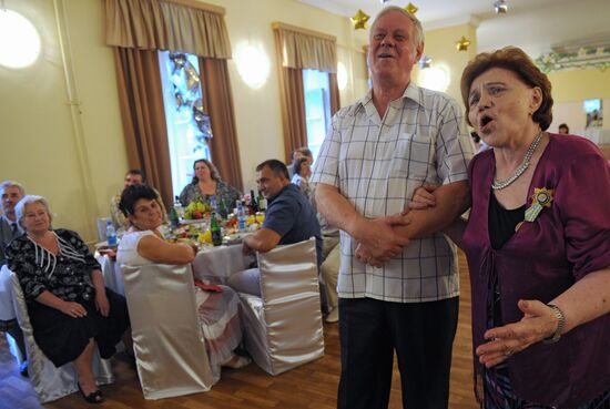 Jubilee of test pilot Marina Popovich