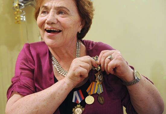 Jubilee of test pilot Marina Popovich