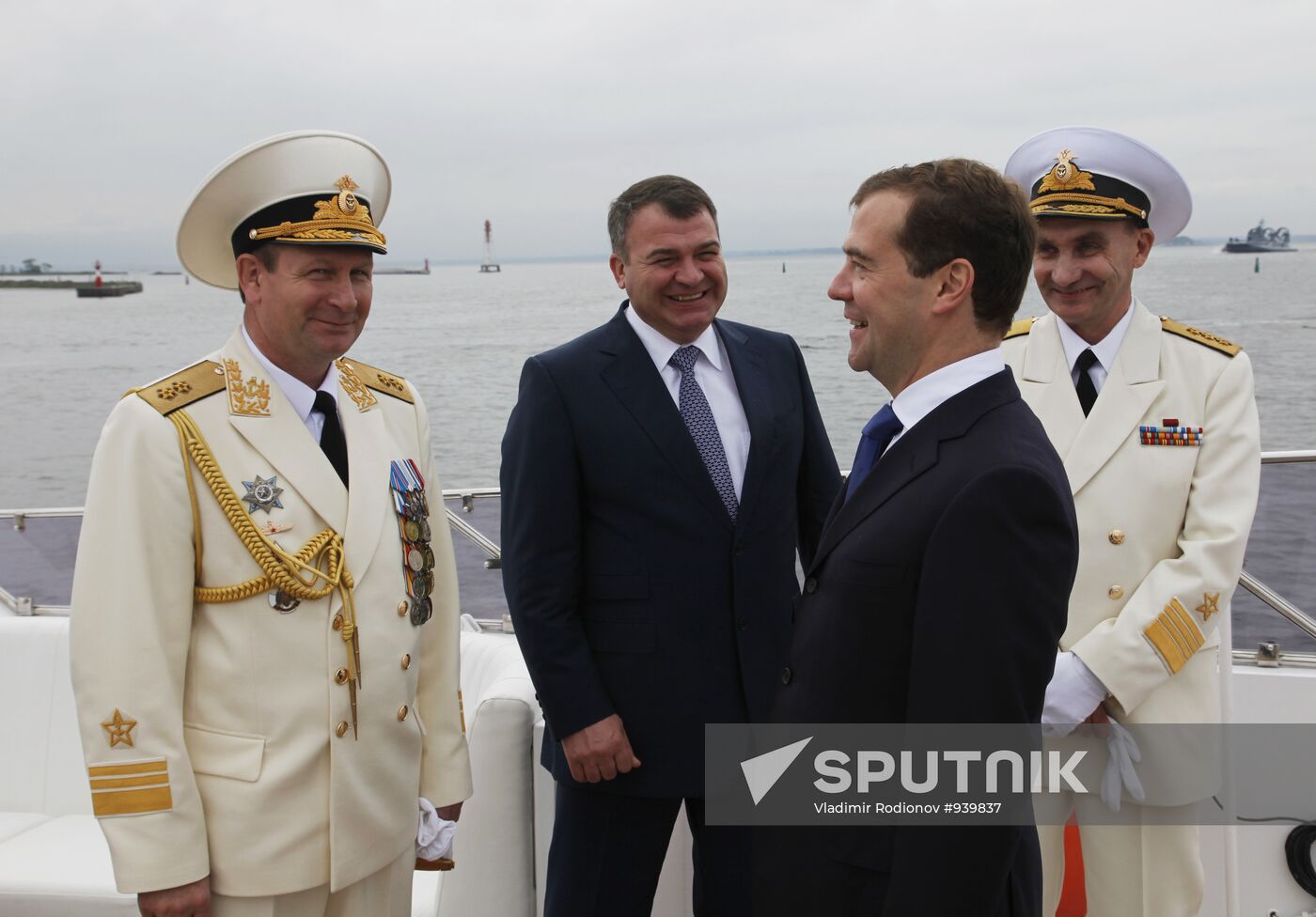 Dmitry Medvedev on working visit in Baltiysk
