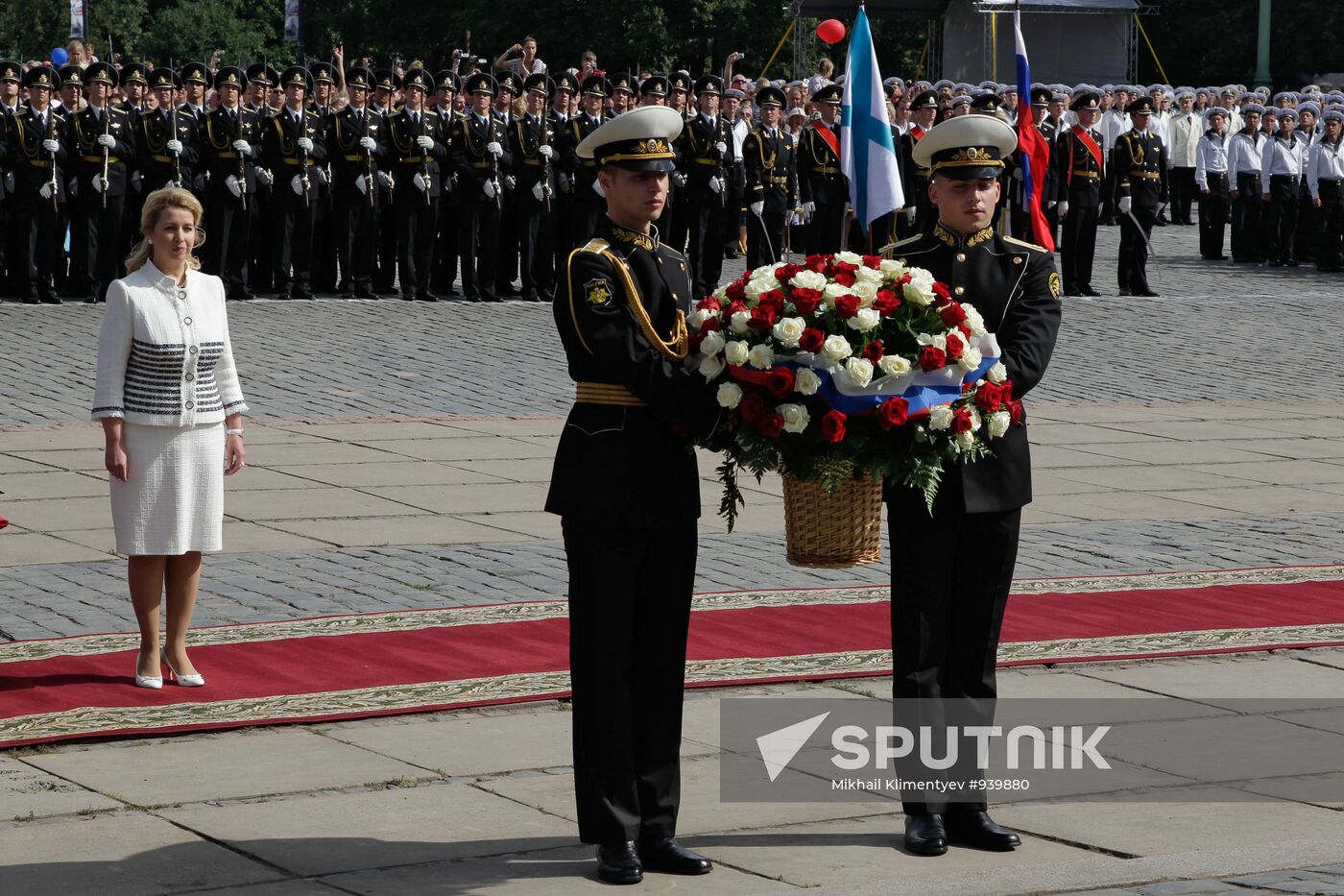 Svetlana Medvedeva visits Kronstadt