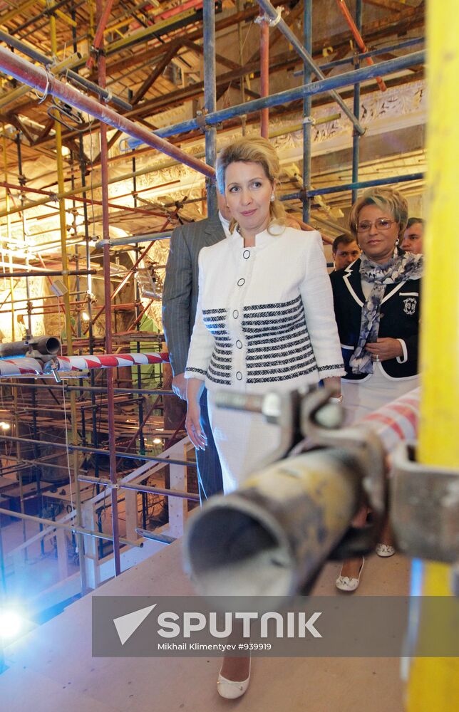 Svetlana Medvedeva visits Kronstadt