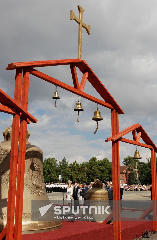 Svetlana Medvedeva visits Kronstadt