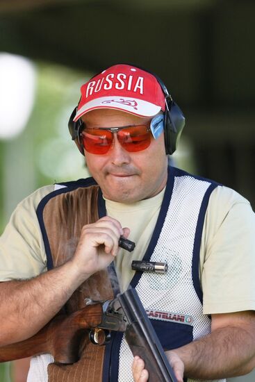 European Shooting Championships. Shooting sport. Training