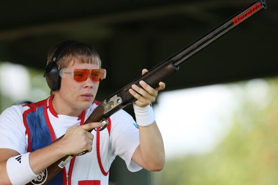 European Shooting Championships. Shooting sport. Training