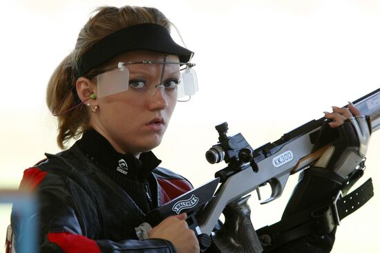 European Shooting Championships. Shooting sport. Training