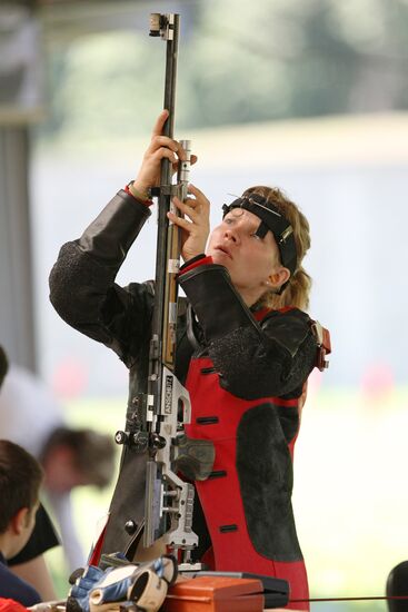 European Shooting Championships. Shooting sport. Training