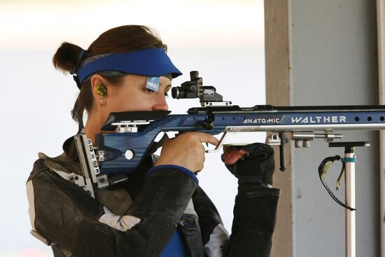 European Shooting Championships. Shooting sport. Training