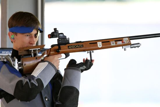 European Shooting Championships. Shooting sport. Training