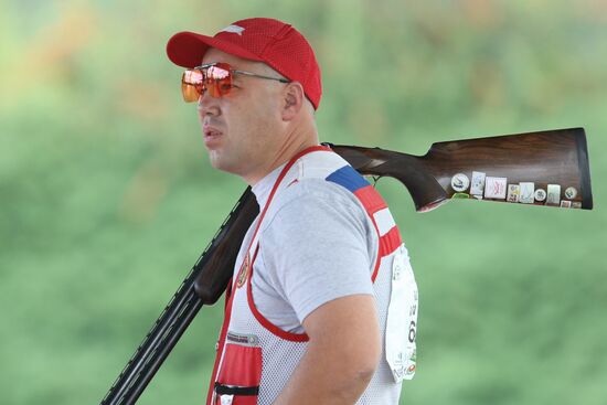 European Shooting Championships. Shooting sport. Training