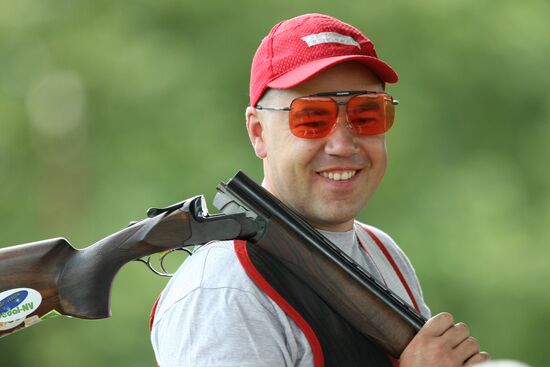 European Shooting Championships. Shooting sport. Training