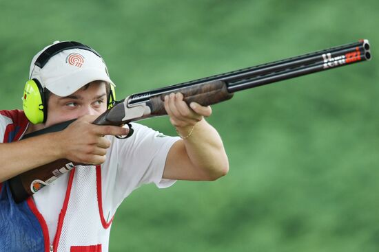 European Shooting Championships. Shooting sport. Training