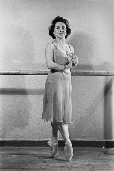 Ballerina Olga Lepeshinskaya