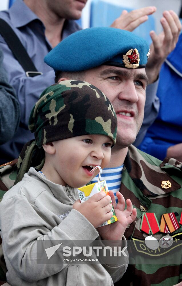 Celebration of Airborne Troops Day, Vladivostok