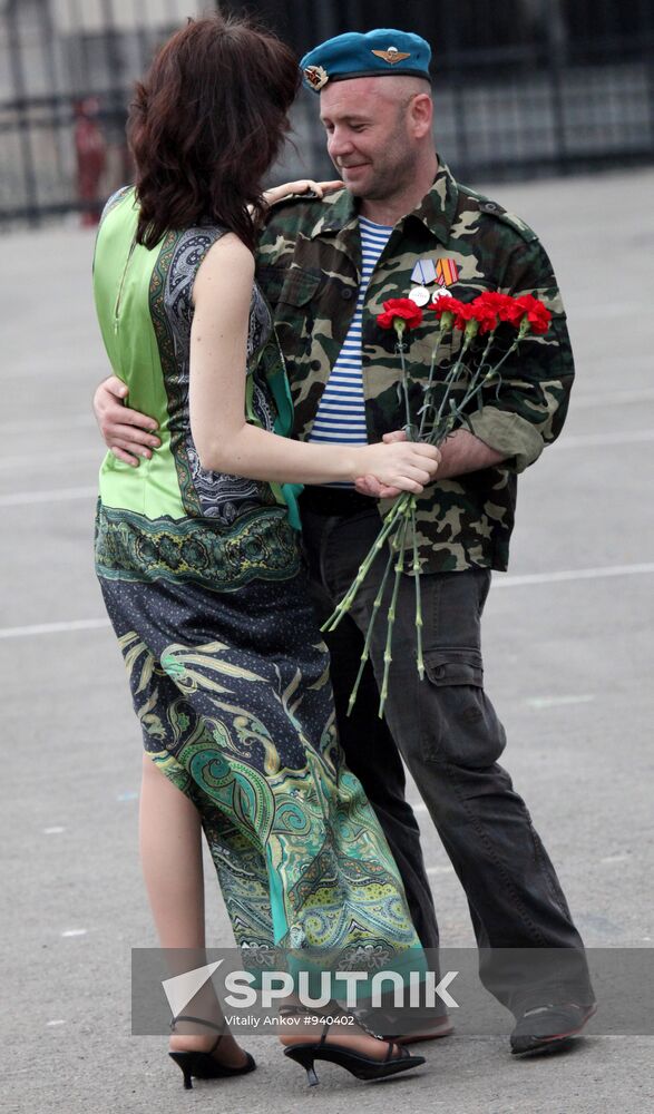 Celebration of Airborne Troops Day, Vladivostok