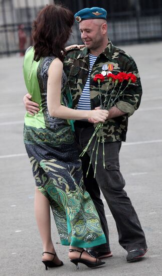 Celebration of Airborne Troops Day, Vladivostok
