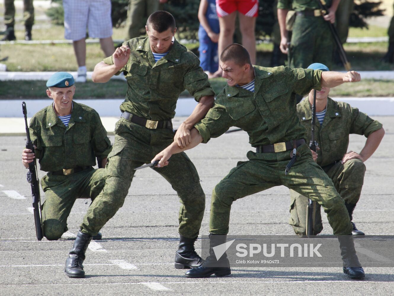 Celebrating Airborne Forces Day in Stavropol