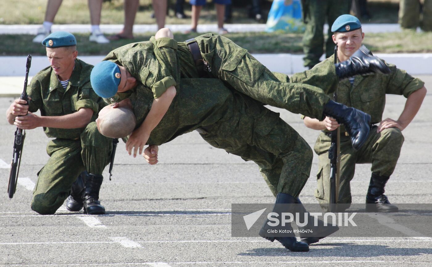 Celebrating Airborne Forces Day in Stavropol