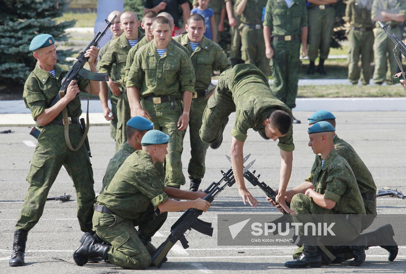 Celebrating Airborne Forces Day in Stavropol
