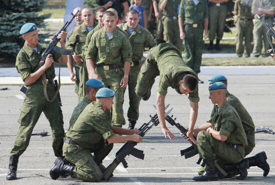 Celebrating Airborne Forces Day in Stavropol