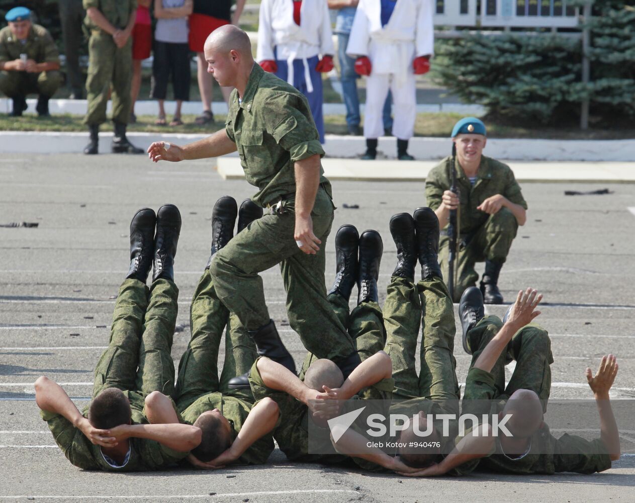 Celebrating Airborne Forces Day in Stavropol