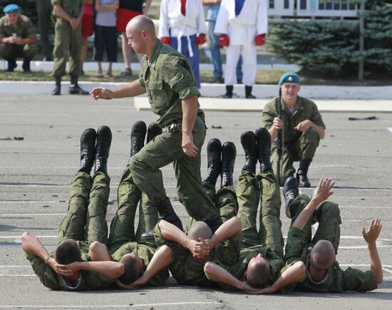 Celebrating Airborne Forces Day in Stavropol