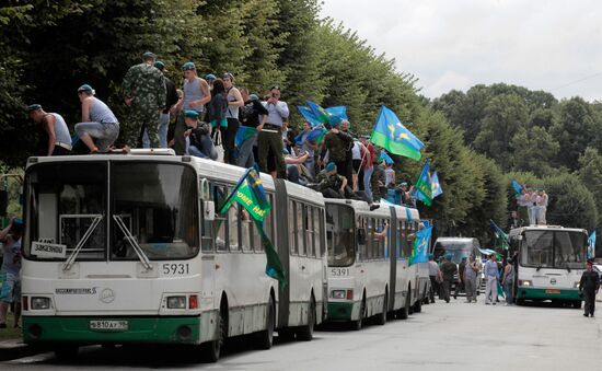 Celebrating Airborne Forces Day in St.Petersburg