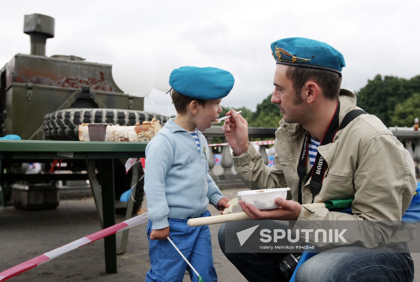 Celebrating Airborne Forces Day in Moscow