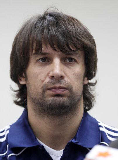 Pre-match training session at FC Dinamo