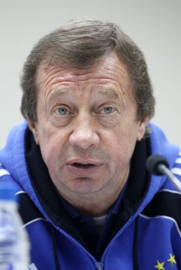 Pre-match training session at FC Dinamo