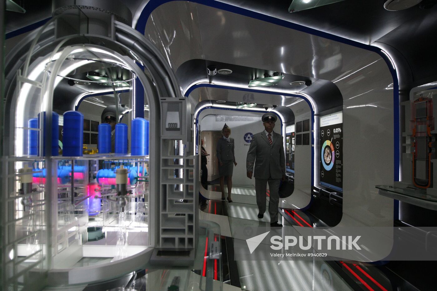 Presentaiton of Russian Railway's train museum