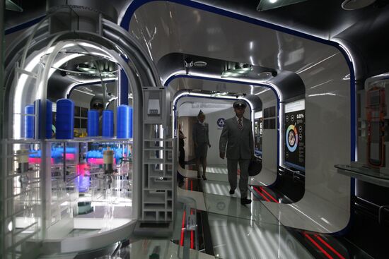 Presentaiton of Russian Railway's train museum