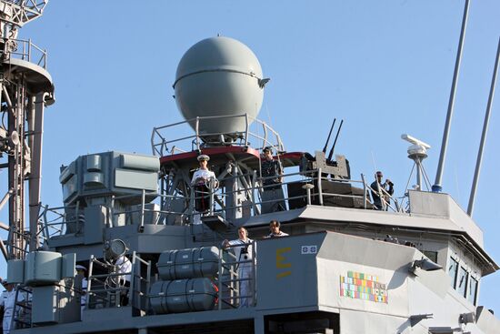 U.S. Navy's USS Carr frigate arrives in Baltiysk