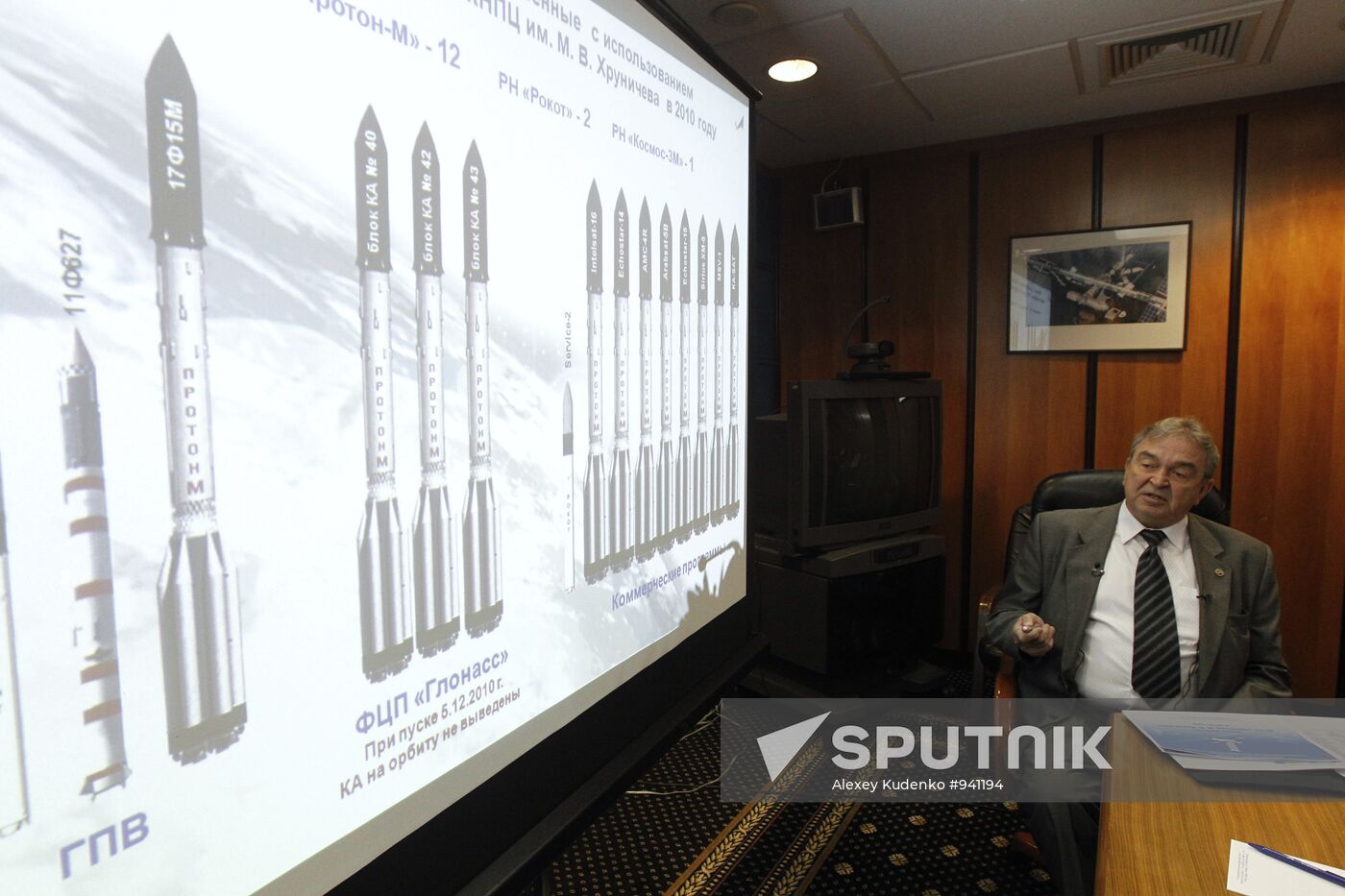 Work at Khrunichev Space Center