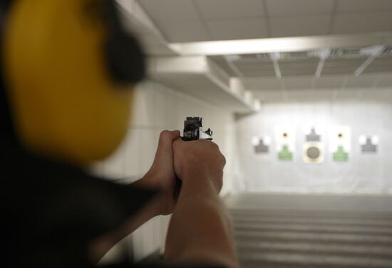 Opening of Bauman shooting gallery in Moscow
