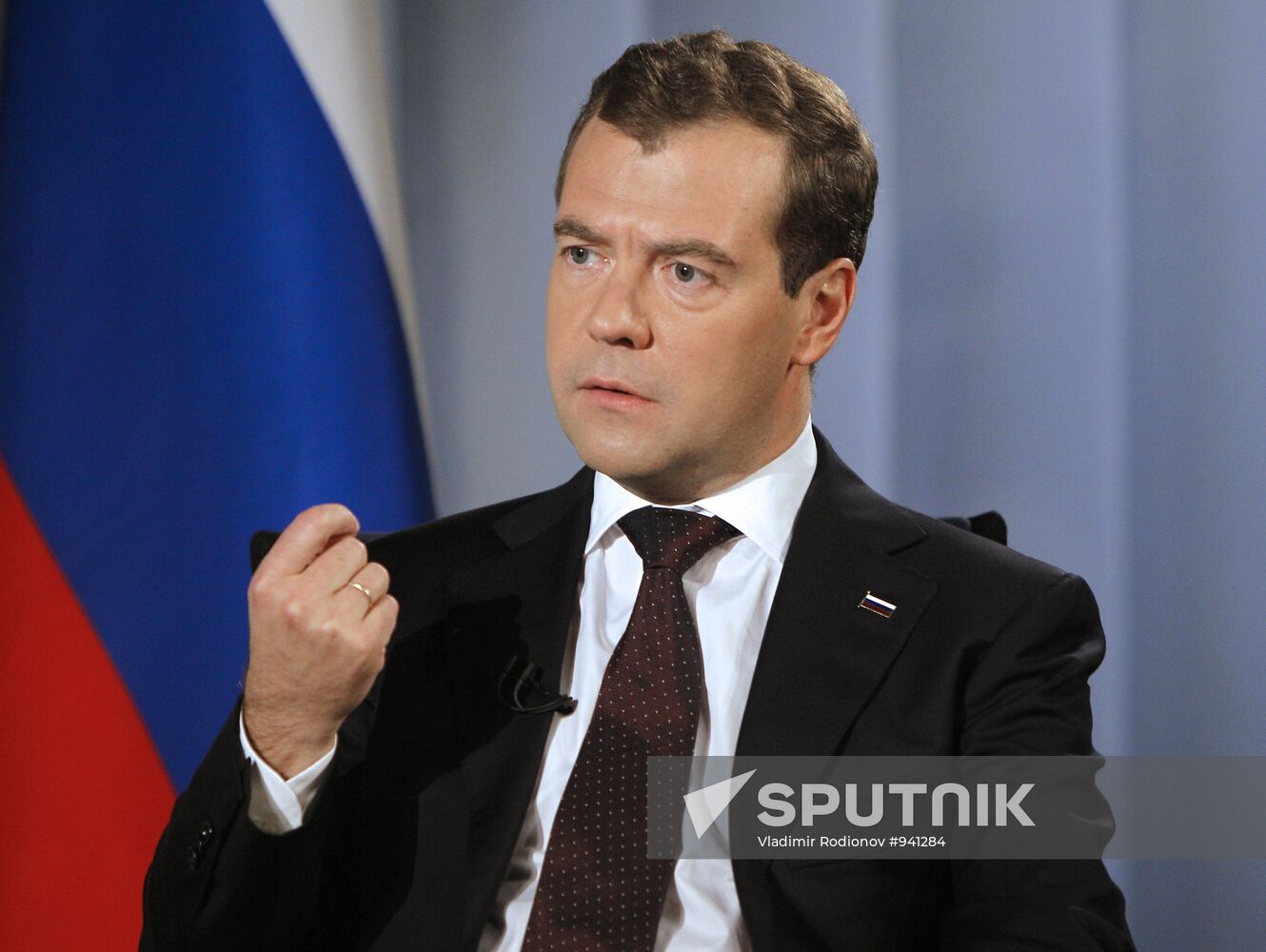 Dmitry Medvedev granted an interview to TV channels and a radio