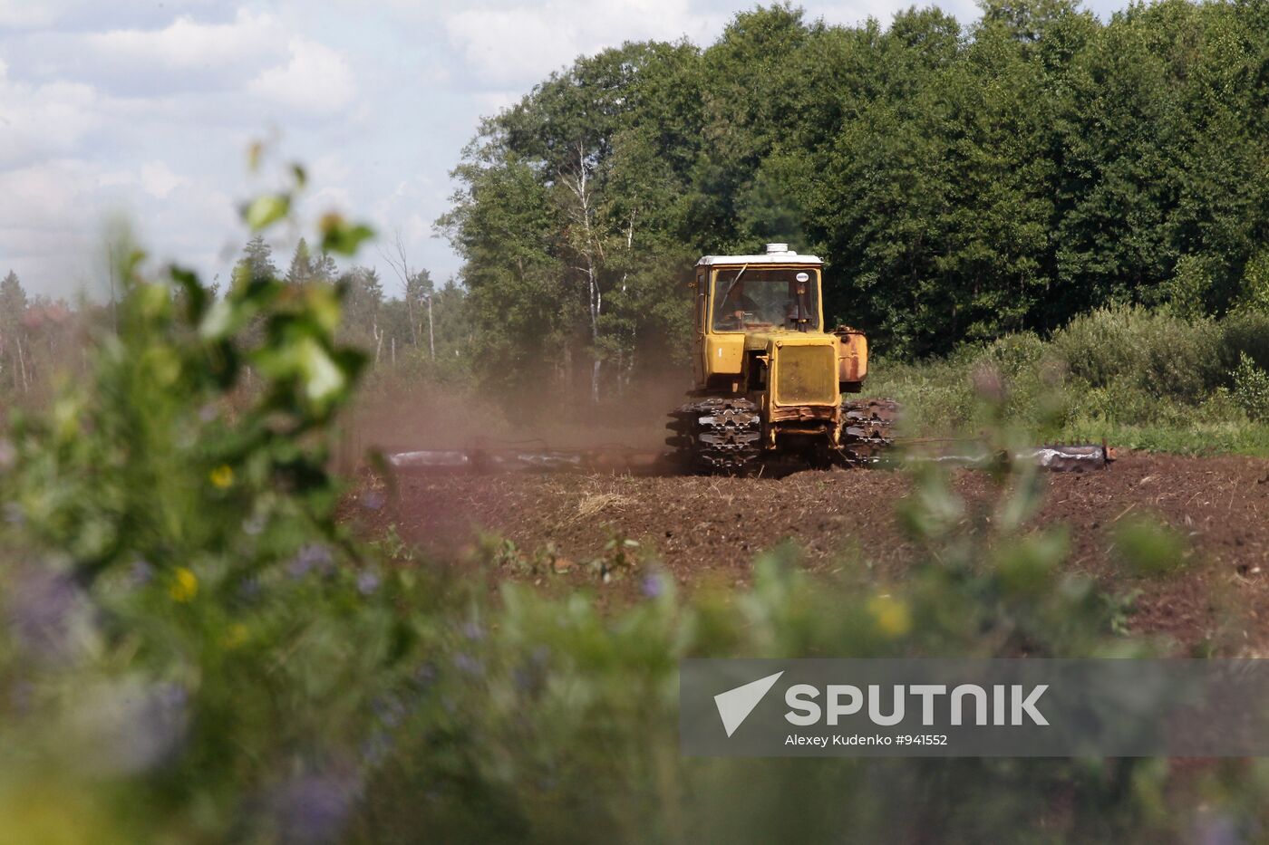 Peat extracted and processed in Shatura