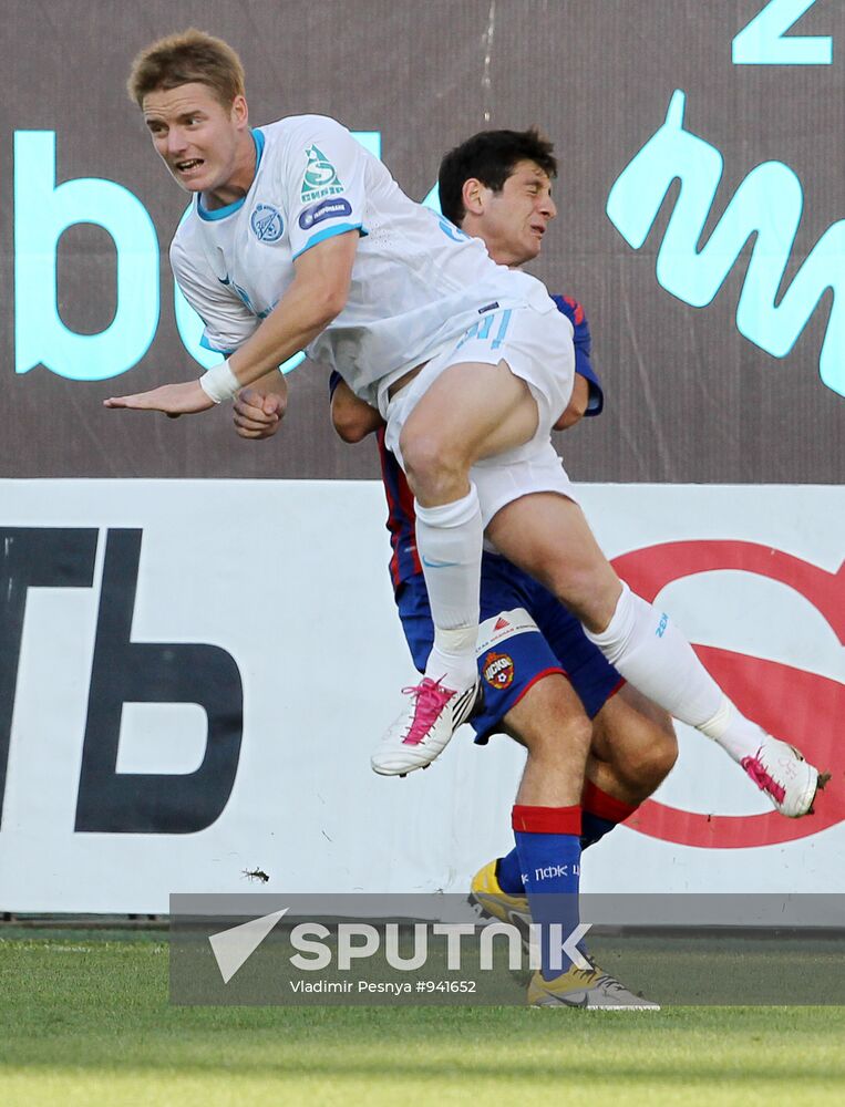Football. Russian Premier League. CSKA vs. Zenit